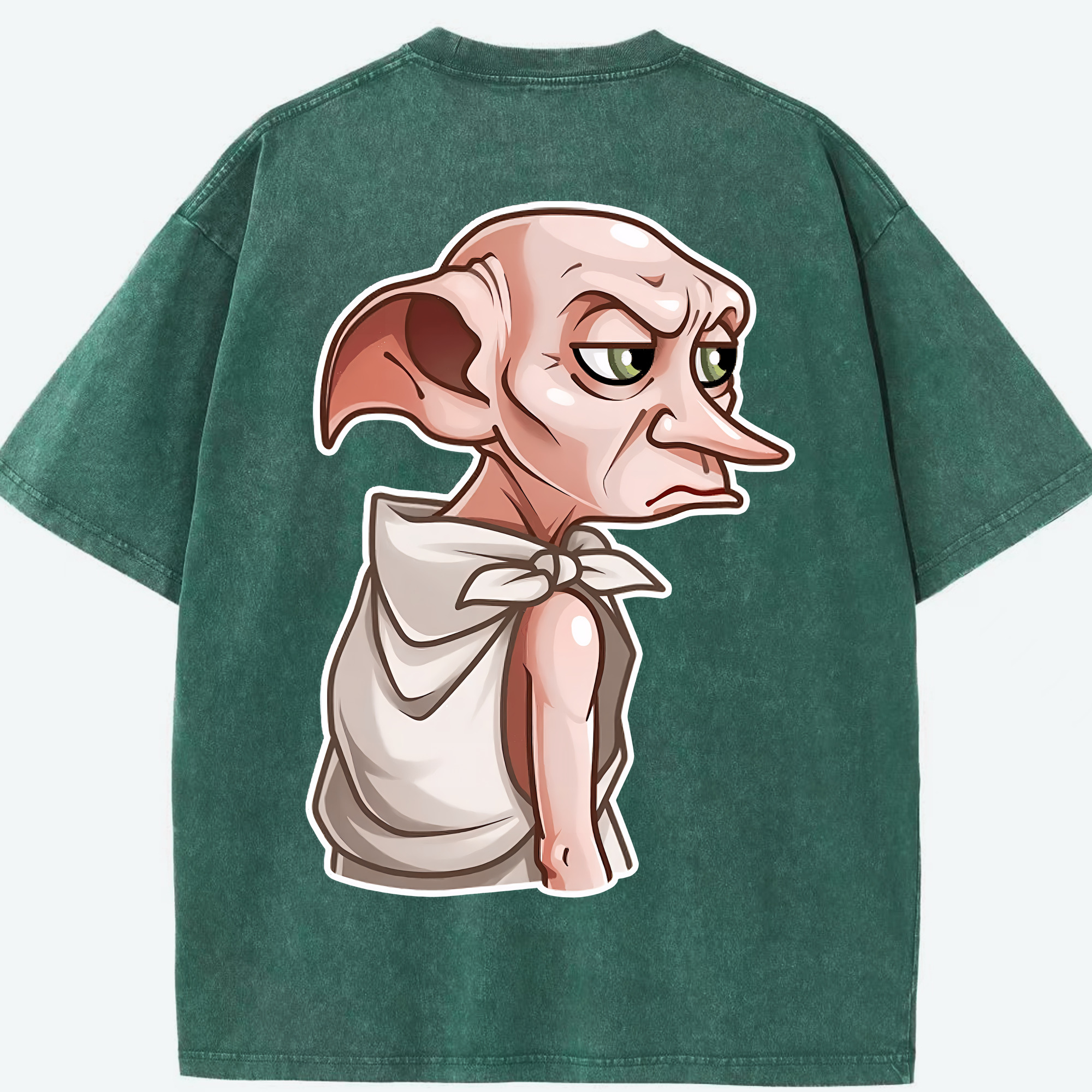 （画像用） Harry Potter ハリー・ポッターシリーズ 綿100% ヴィンテージ風 半袖Tシャツ（背面プリント）